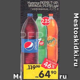 Акция - Напитки Pepsi/7-Up-Mirinda