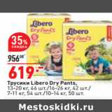 Магазин:Окей,Скидка:Трусики Libero Dry Pants,
