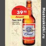 Магазин:Карусель,Скидка:Пиво BUD
светлое
5%,