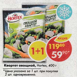 Акция - Квартет овощной Hortex