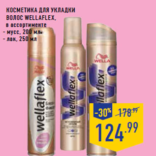 Акция - Косметика для укладки волос WELLAFLEX,