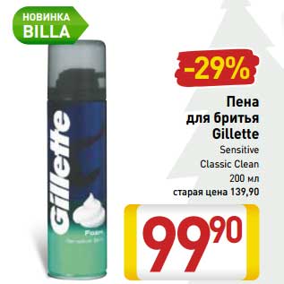 Акция - Пена для бритья Gillette