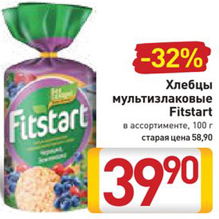 Акция - Хлебцы Fitstart