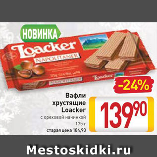 Акция - Вафли Loacker