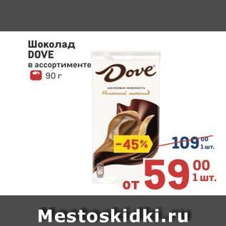 Акция - Шоколад DOVE