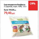 Магазин:Виктория,Скидка:Сыр моцарелла Бонфесто
