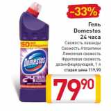 Магазин:Билла,Скидка:Гель Domestos 24 часа 