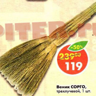 Акция - Веник Copro трехлучевой