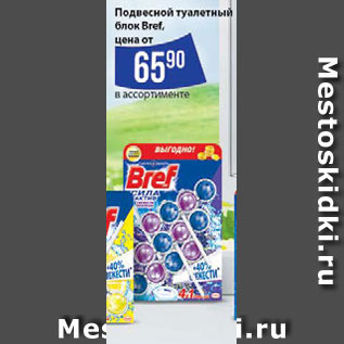 Акция - Подвесной туалетный блок Bref