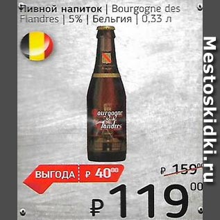 Акция - Пивной напиток Бельгия 5%