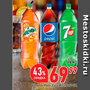 Акция - Напиток Pepsi-Cola/Mirinda/7-UP.