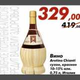 Магазин:Седьмой континент,Скидка:Вино Aretino Chianti