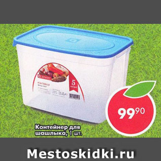 Акция - Контейнер для шашлыка