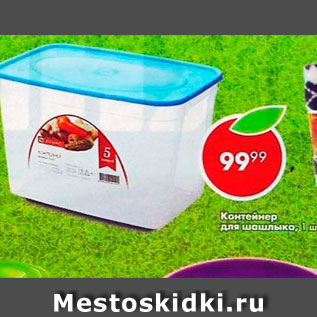 Акция - Контейнер для шашлыка