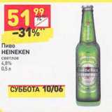 Магазин:Дикси,Скидка:Пиво Heineken