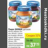 Карусель Акции - Пюре Gerber