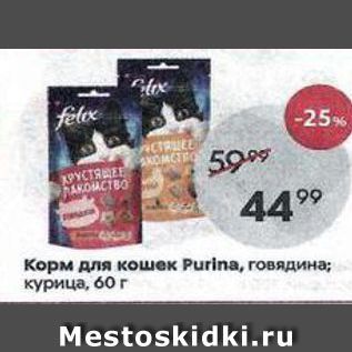 Акция - Корм для кошек Purina