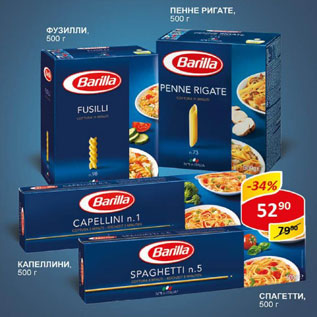 Акция - Макаронные изделия Barilla