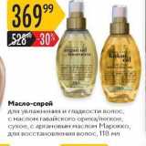 Магазин:Карусель,Скидка:Масло-спрей для увлажнения и гладкости волос