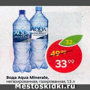 Акция - Вода Аqua Minerale