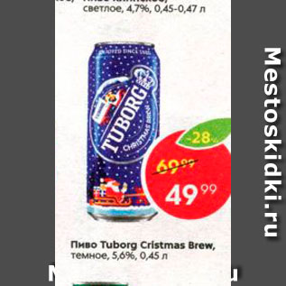 Акция - Пиво Tuborg
