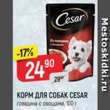 Магазин:Верный,Скидка:Корм для собак Cesar