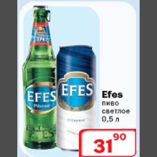 Акция - Efes пиво