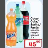 Магазин:Ситистор,Скидка:Coca-cola/Sprite/Fanta напиток газированный