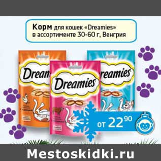 Акция - Корм для кошек "Dreamines"