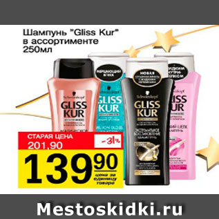 Акция - Шампунь Gliss Kur