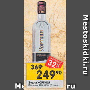 Акция - Водка Хортиця 40%