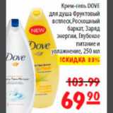 Магазин:Карусель,Скидка:крем-гель для душа Dove