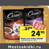 Магазин:Перекрёсток,Скидка:Корм для собак CESAR