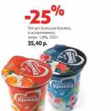 Магазин:Виктория,Скидка:Йогурт Большая Кружка 1,8%