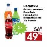 Магазин:Наш гипермаркет,Скидка:Напитки безалкогольные Coca-Cola/Fanta/Sprite
