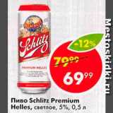 Магазин:Пятёрочка,Скидка:Пиво Schlitz 