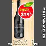 Пятёрочка Акции - Вино Pinot Noir