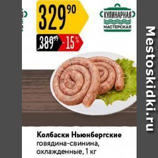 Акция - Колбаски Ньюнбергские