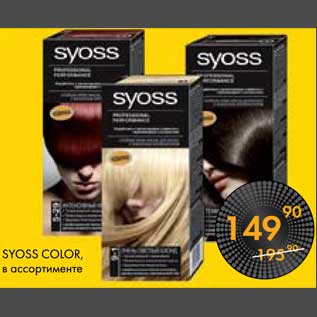 Акция - Syoss Color