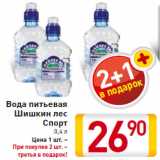 Магазин:Билла,Скидка:Вода питьевая
Шишкин лес
Спорт
0,4 л