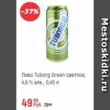 Магазин:Глобус,Скидка:Пиво Tuborg Green 4,6%