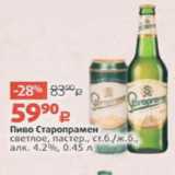 Виктория Акции - Пиво Старопрамен 4,2%