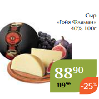 Акция - Сыр «Гойя Фламан» 40% 100г