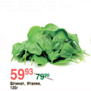 Акция - ШПИНАТ