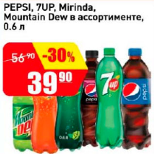 Акция - Pepsi, 7 up, Mirinda