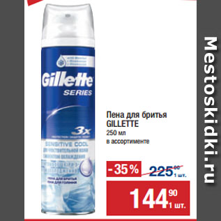 Акция - Пена для бритья GILLETTE