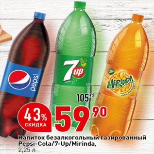 Акция - Напиток безалкогольный газированный Pepsi-Cola/7-Up/Mirinda,