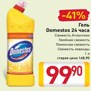 Акция - Гель Domestos 24 часа