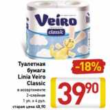 Магазин:Билла,Скидка:Туалетная
бумага
Linia Veiro
Classic

