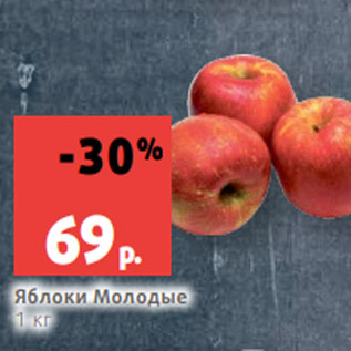 Акция - Яблоки Молодые 1 кг